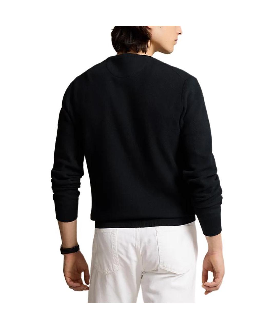 POLO RALPH LAUREN Черный джемпер / свитер, фото 4
