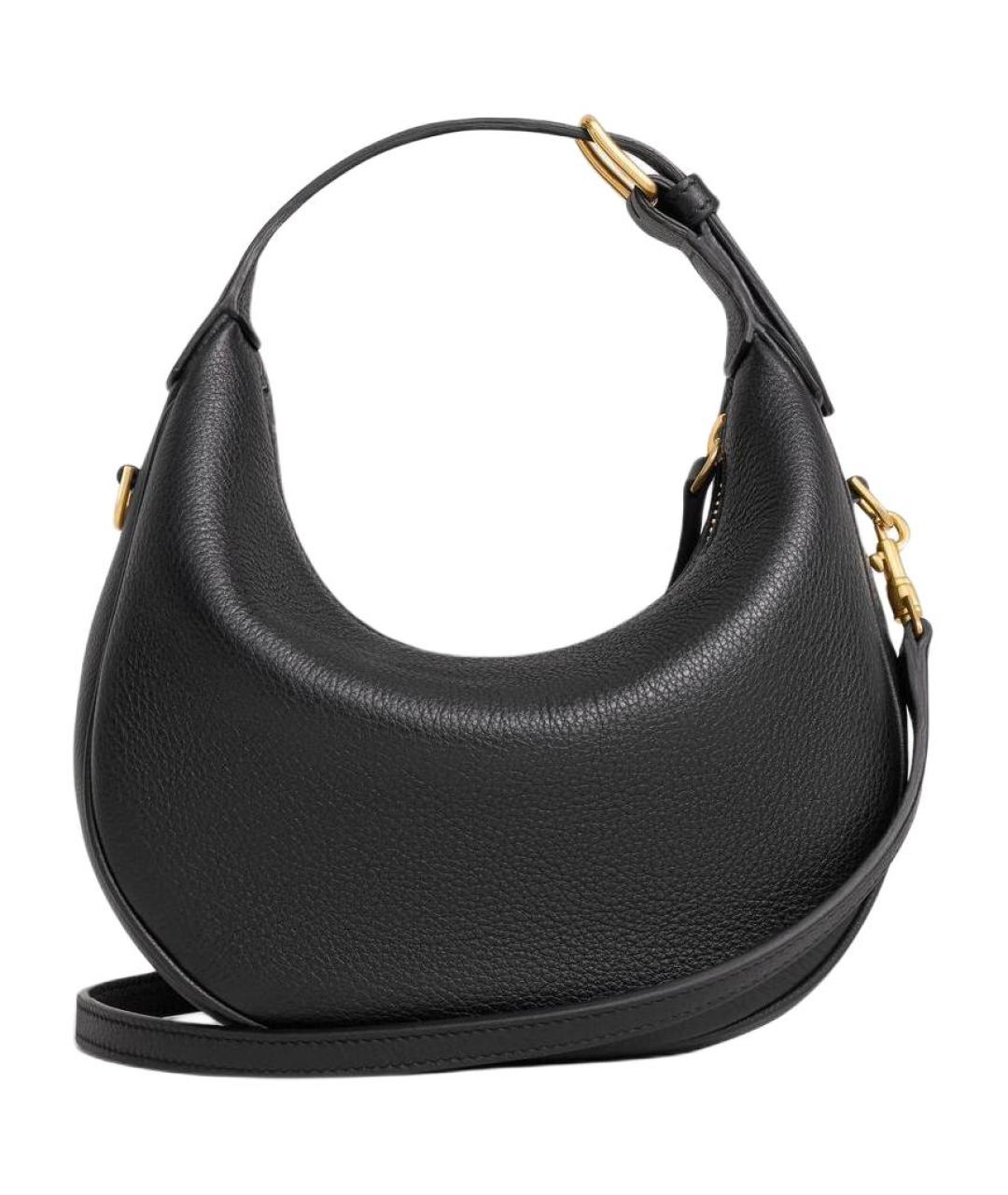 CELINE Черная кожаная сумка через плечо, фото 3