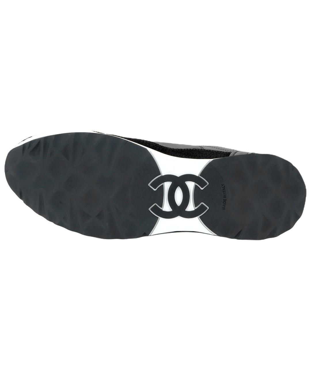 CHANEL Черные кроссовки, фото 5