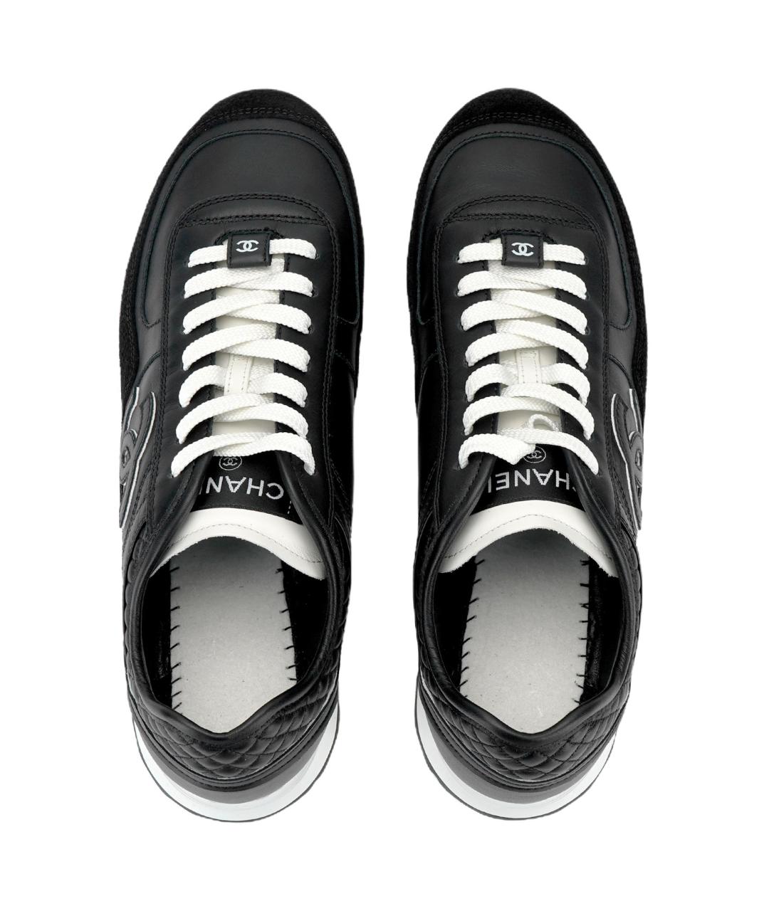 CHANEL Черные кроссовки, фото 3