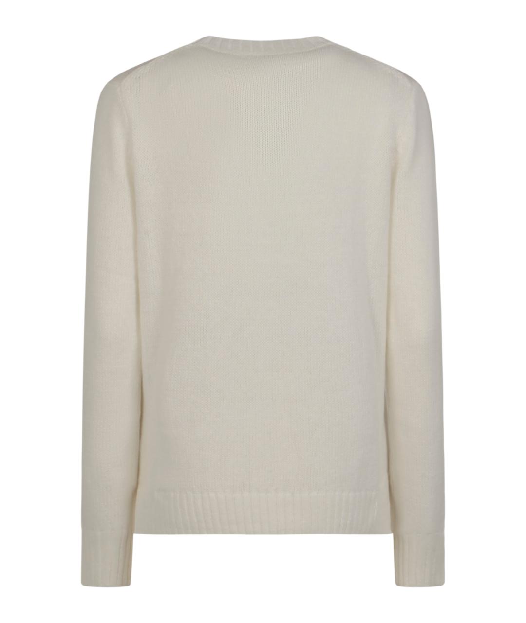 POLO RALPH LAUREN Белый хлопковый джемпер / свитер, фото 2