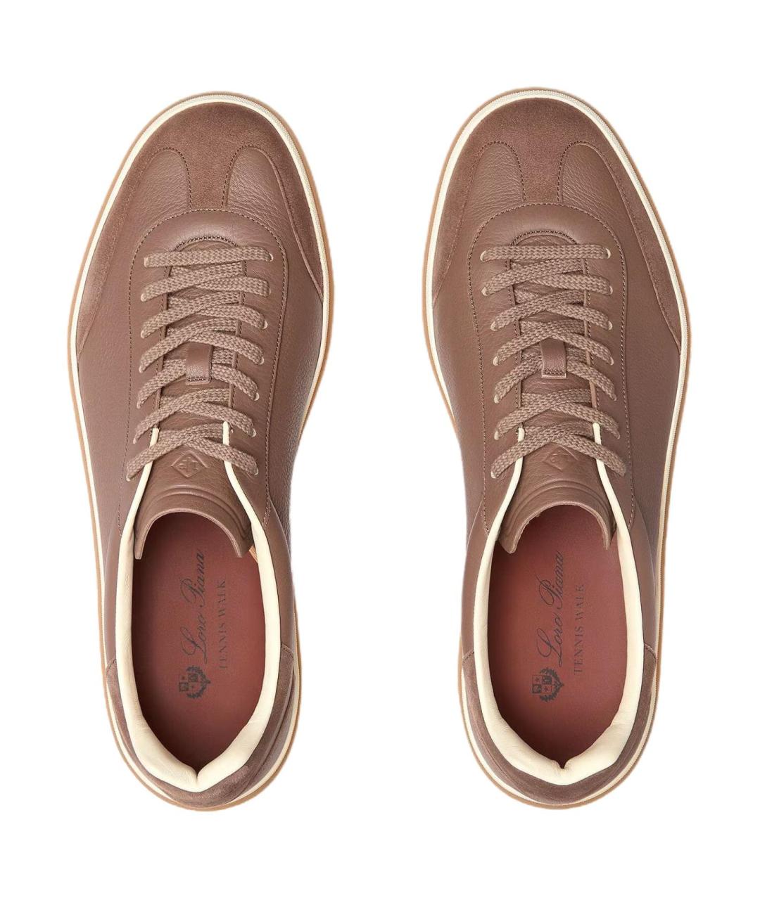 LORO PIANA Кожаные низкие кроссовки / кеды, фото 5