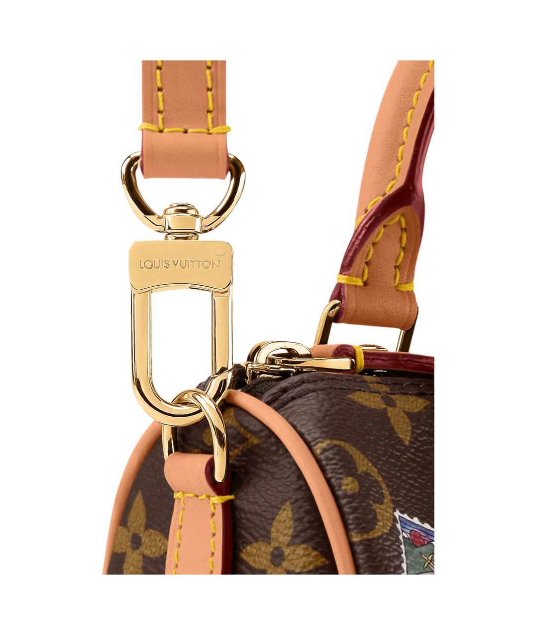 LOUIS VUITTON Коричневая сумка через плечо, фото 5