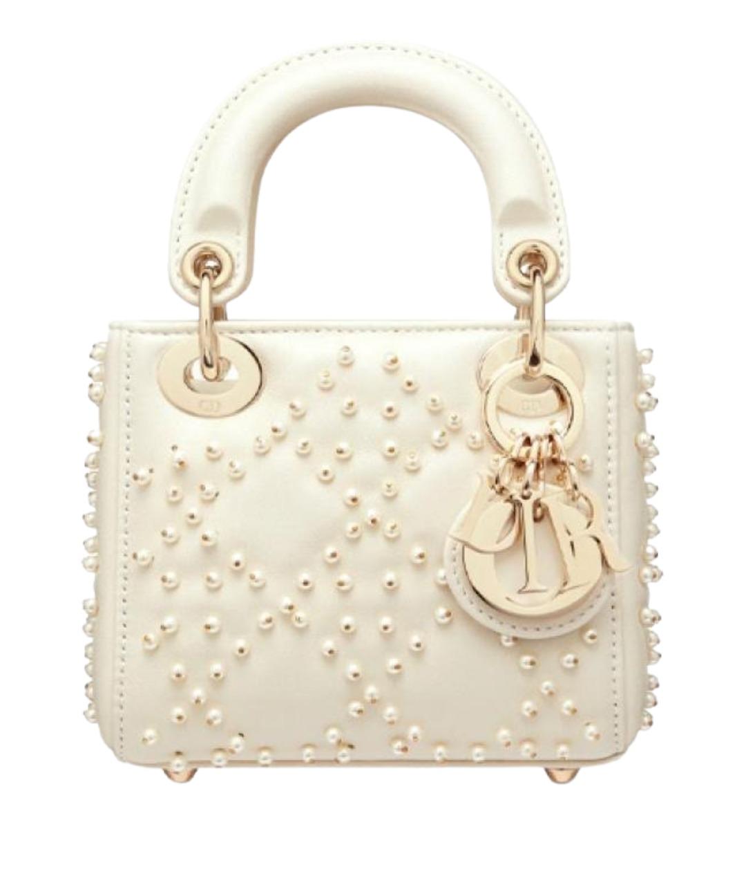 CHRISTIAN DIOR Белая сумка через плечо, фото 1