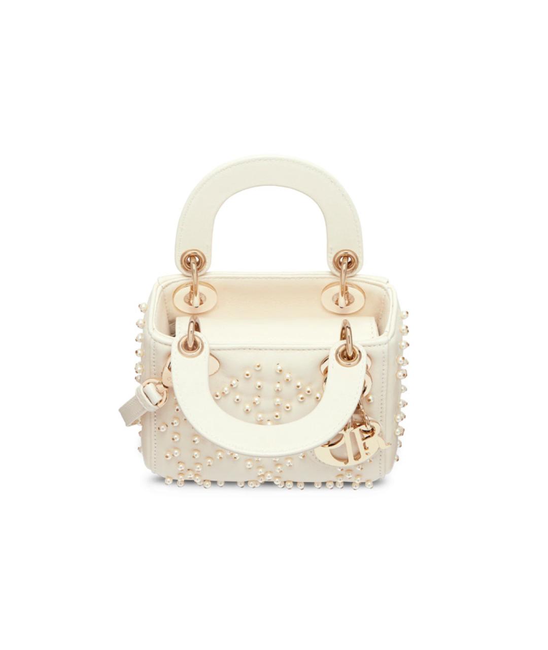 CHRISTIAN DIOR Белая сумка через плечо, фото 4