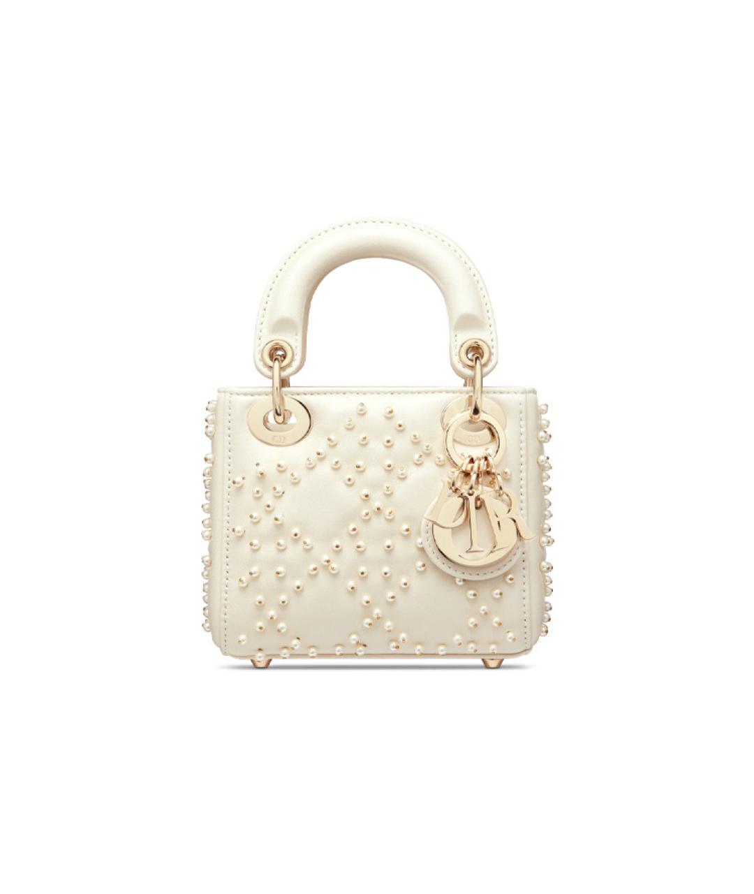 CHRISTIAN DIOR Белая сумка через плечо, фото 6