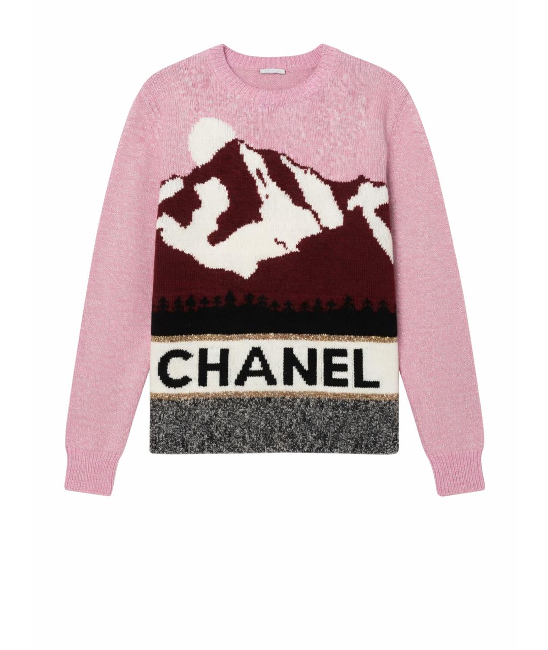 CHANEL Розовый джемпер / свитер, фото 1