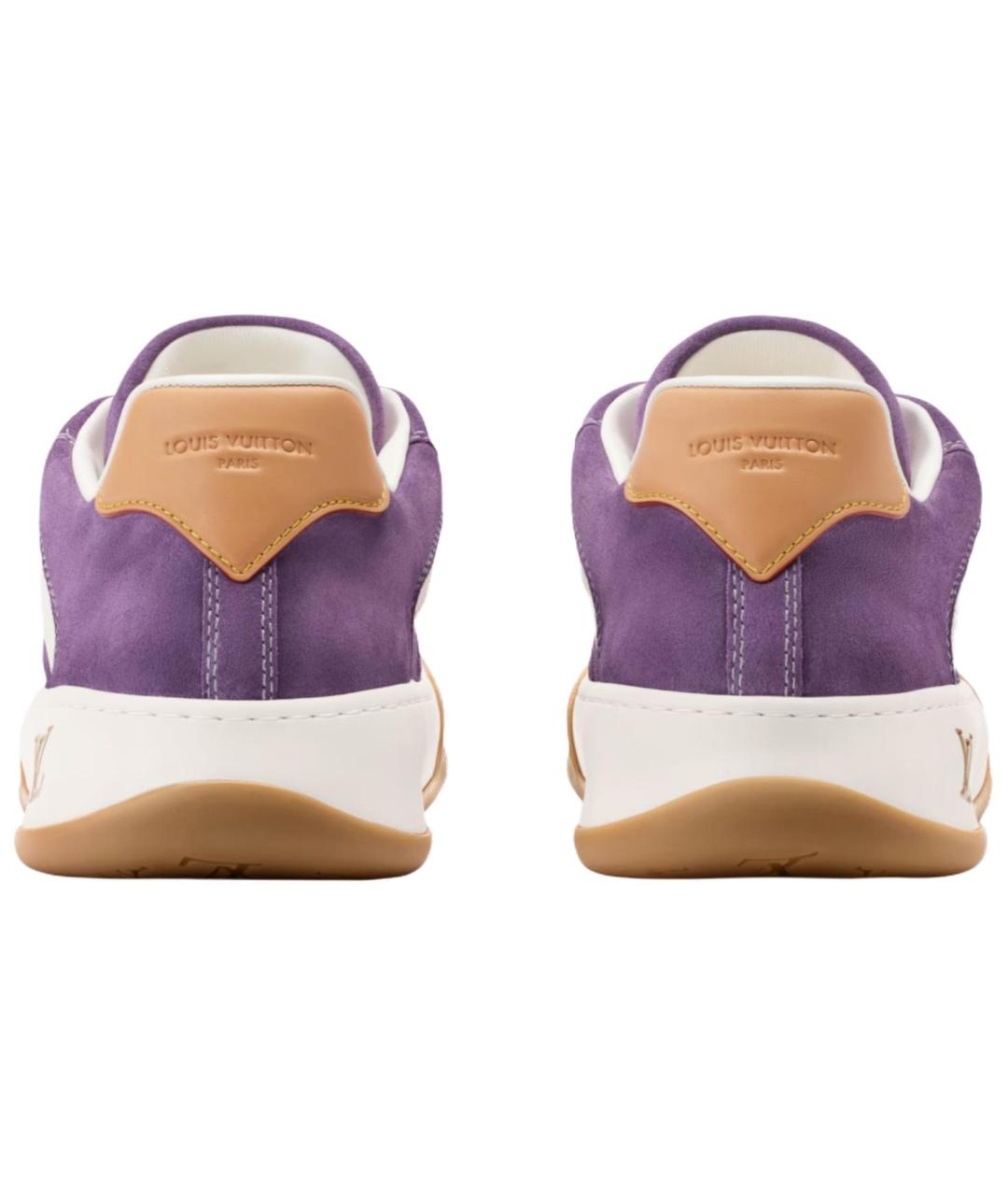 LOUIS VUITTON Фиолетовые кроссовки, фото 5
