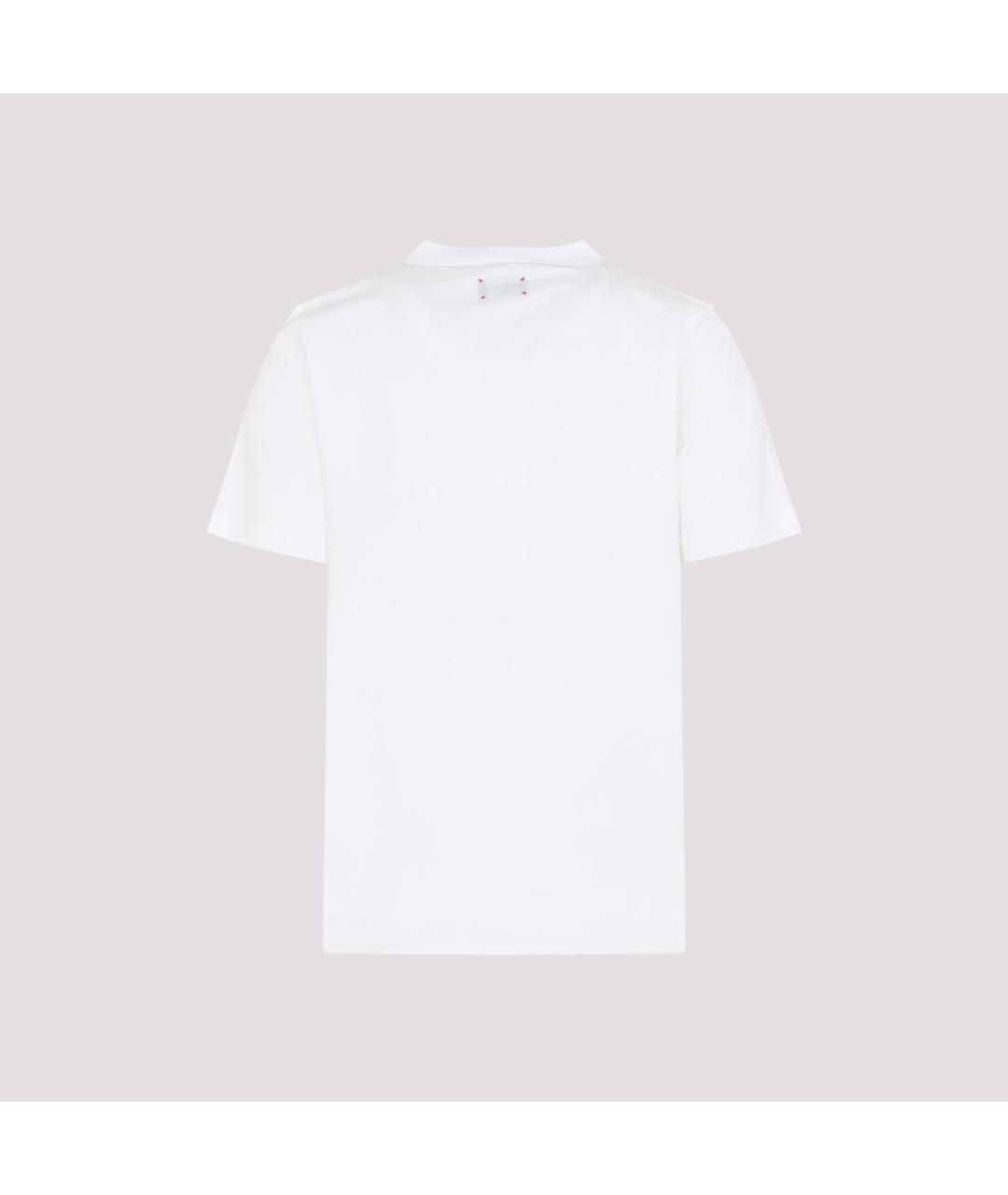 KITON Белая хлопковая футболка, фото 2