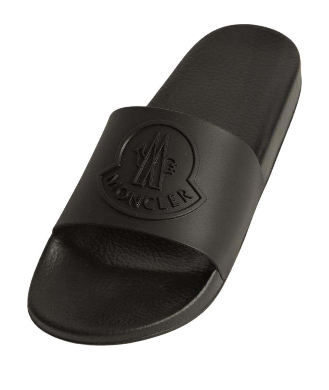 MONCLER Черные сандалии, фото 5