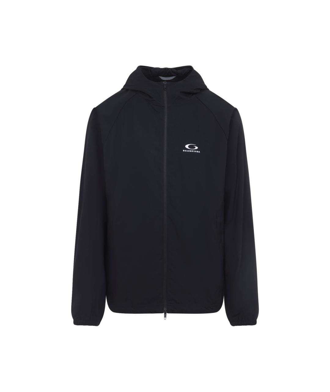 BALENCIAGA Черная полиамидовая куртка, фото 1