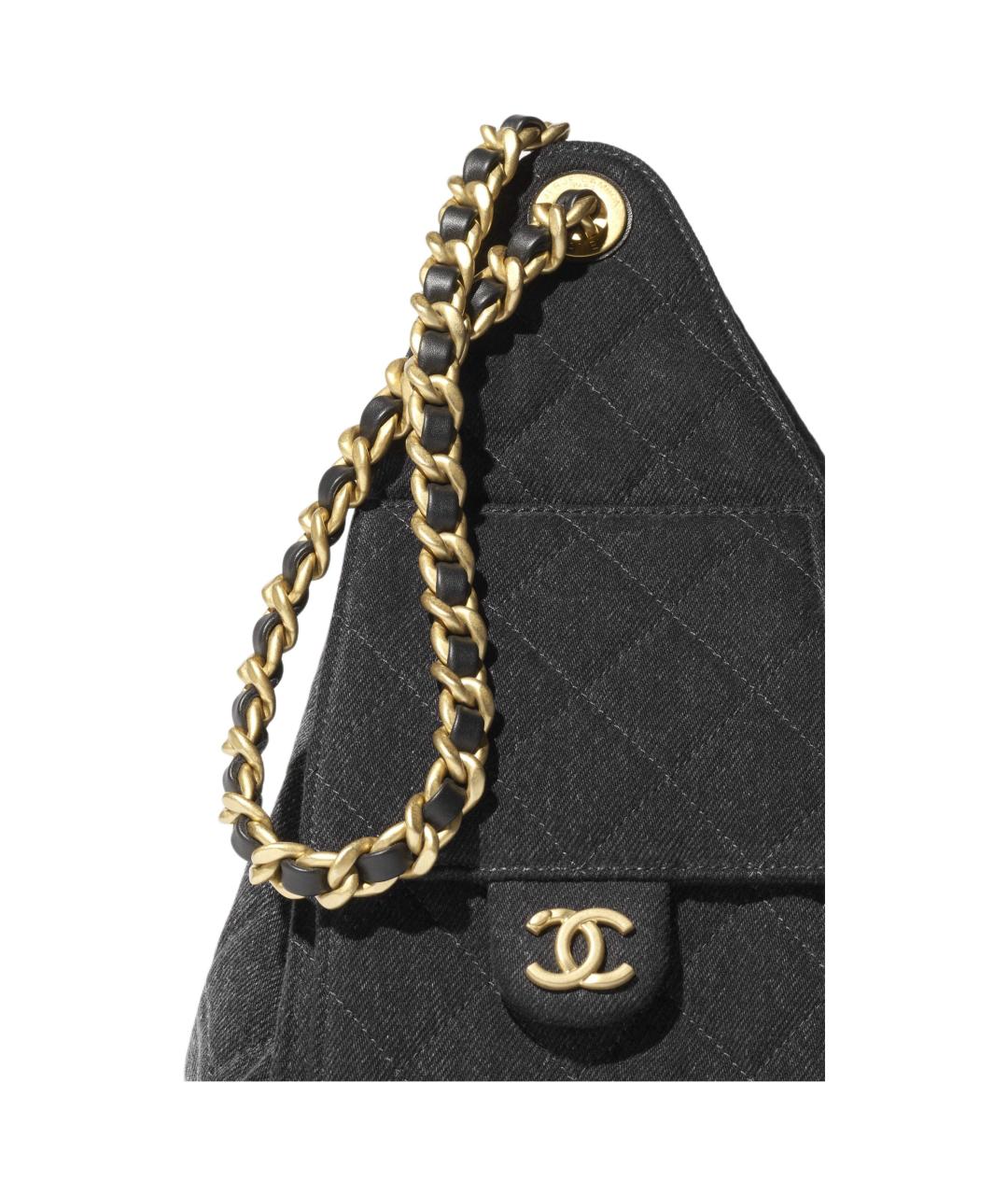 CHANEL Черная сумка через плечо, фото 4