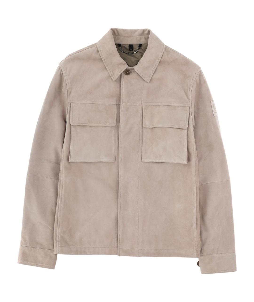 BELSTAFF Серая замшевая куртка, фото 1