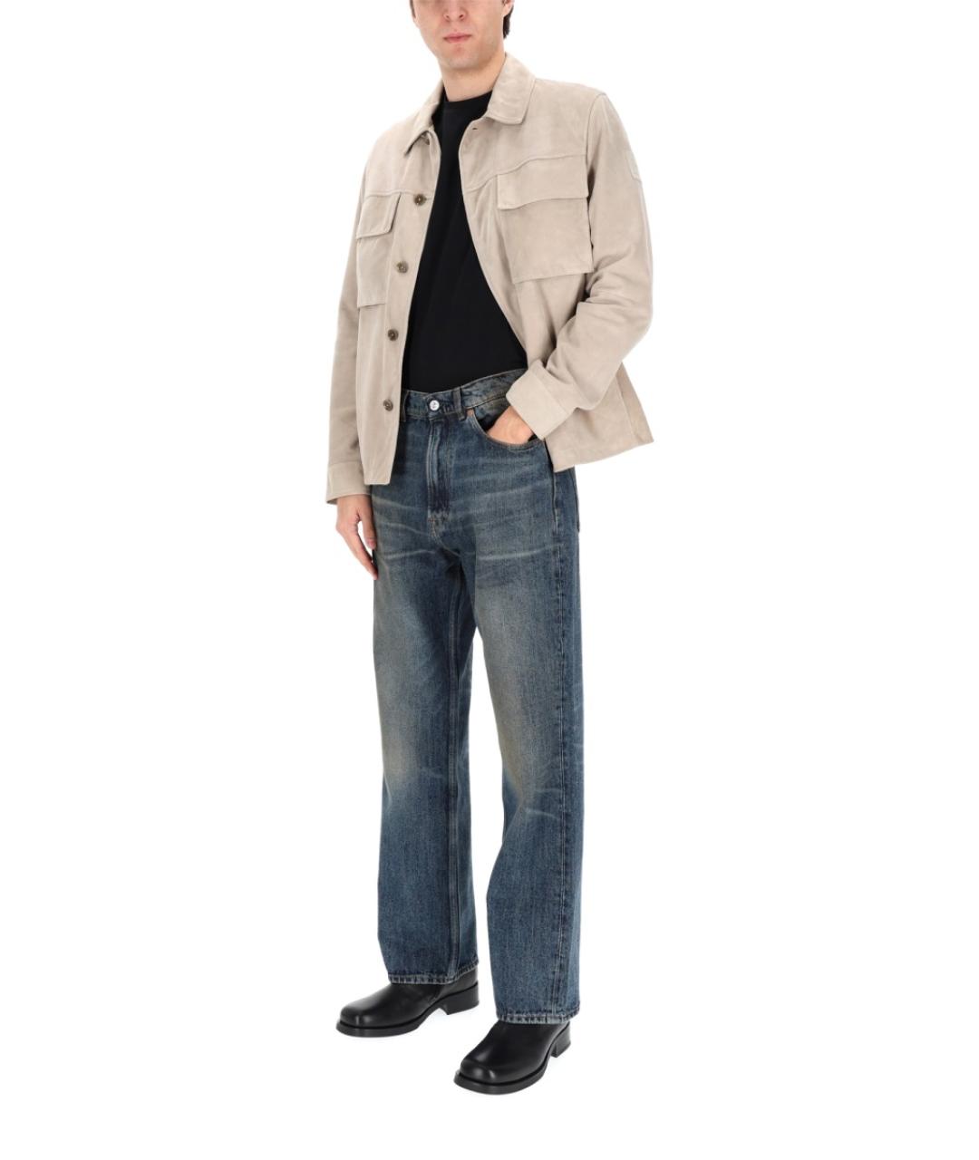 BELSTAFF Серая замшевая куртка, фото 2