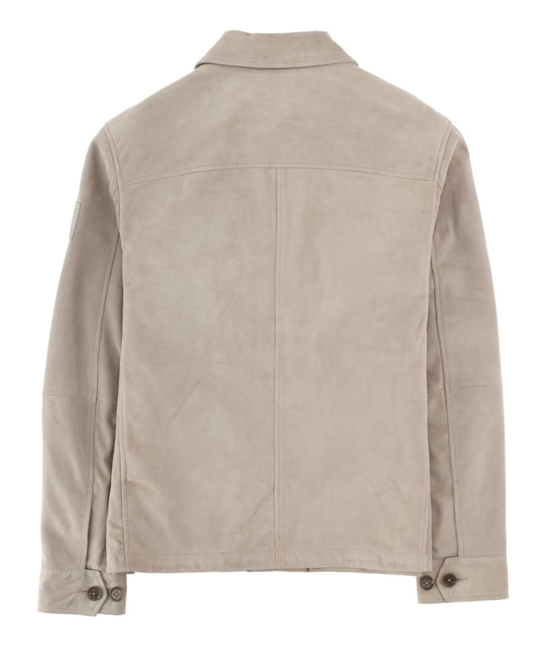 BELSTAFF Серая замшевая куртка, фото 3