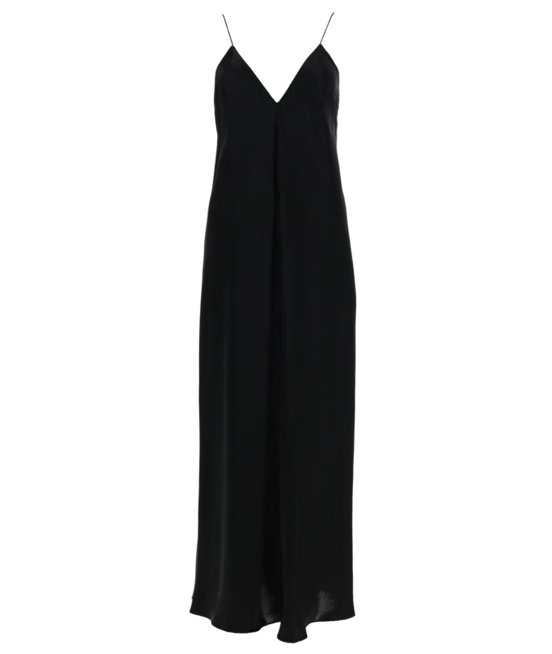 KHAITE Черное ацетатное повседневное платье, фото 1