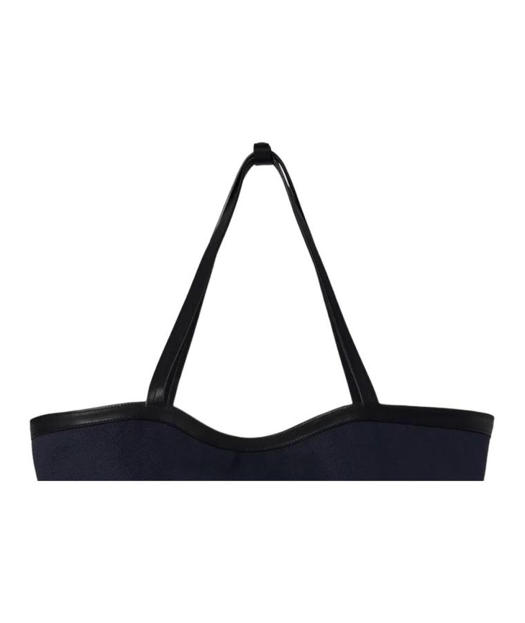 THE ROW Черная хлопковая сумка через плечо, фото 5