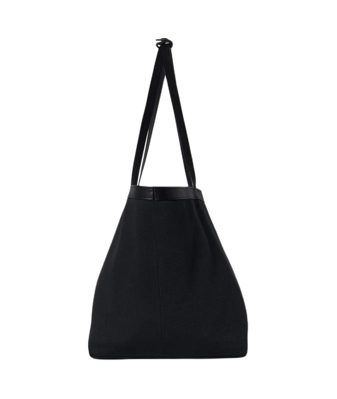 THE ROW Черная хлопковая сумка через плечо, фото 3