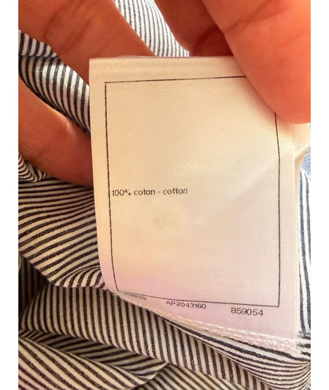 CHANEL Мульти хлопковая рубашка, фото 8