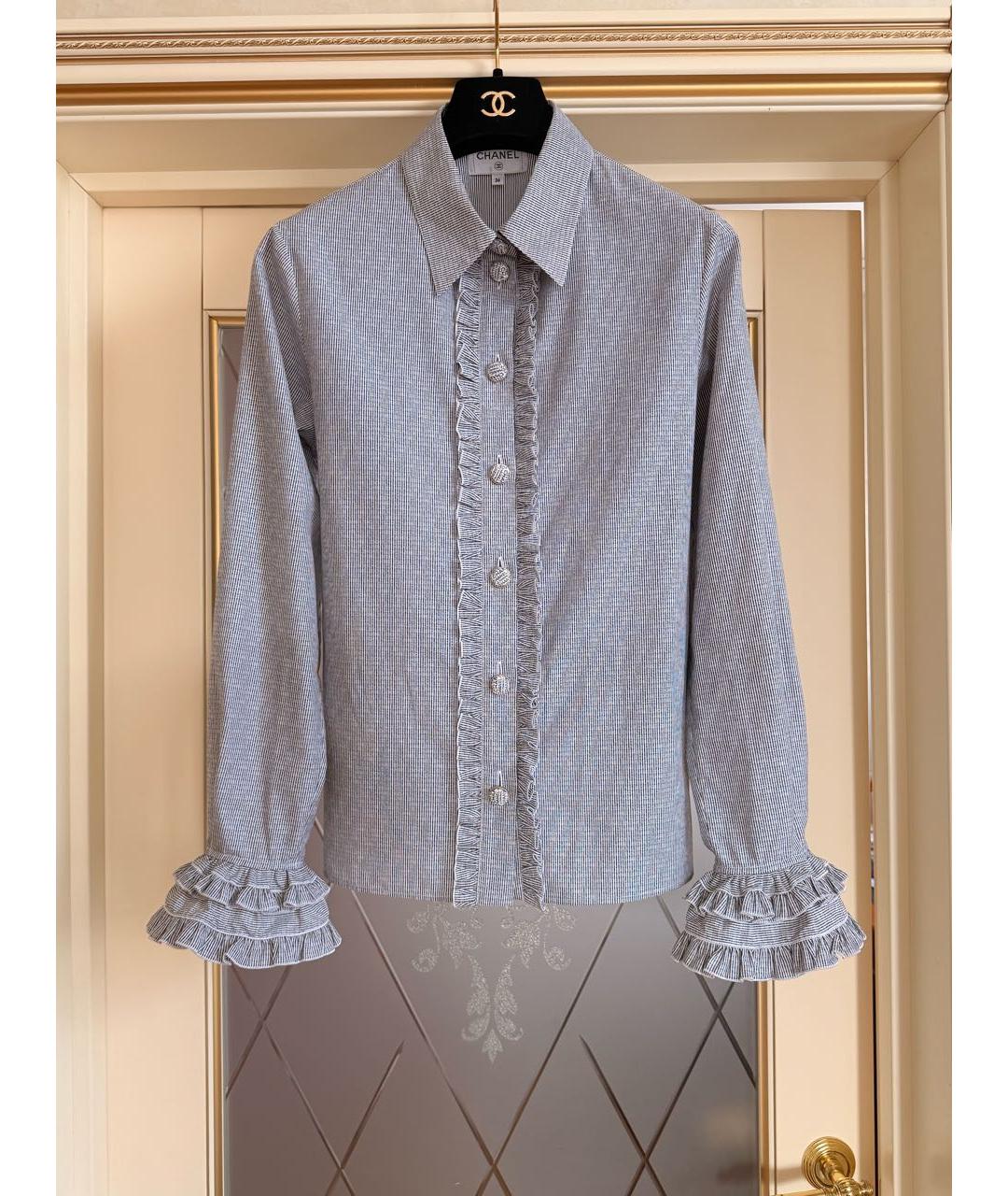 CHANEL Мульти хлопковая рубашка, фото 9