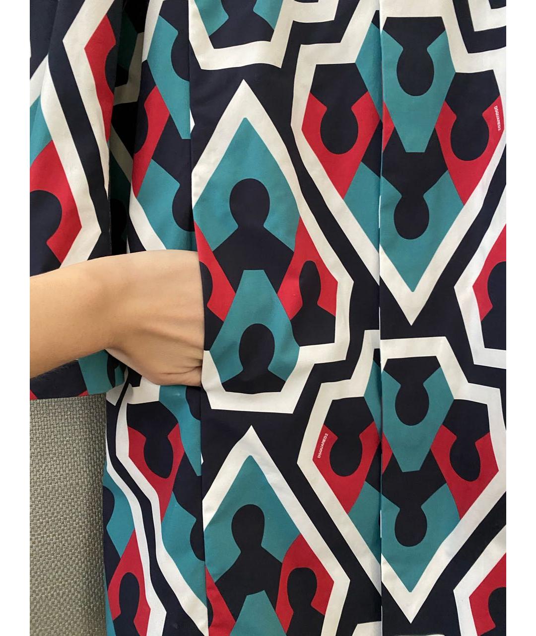 DSQUARED2 Мульти хлопковое пальто, фото 7