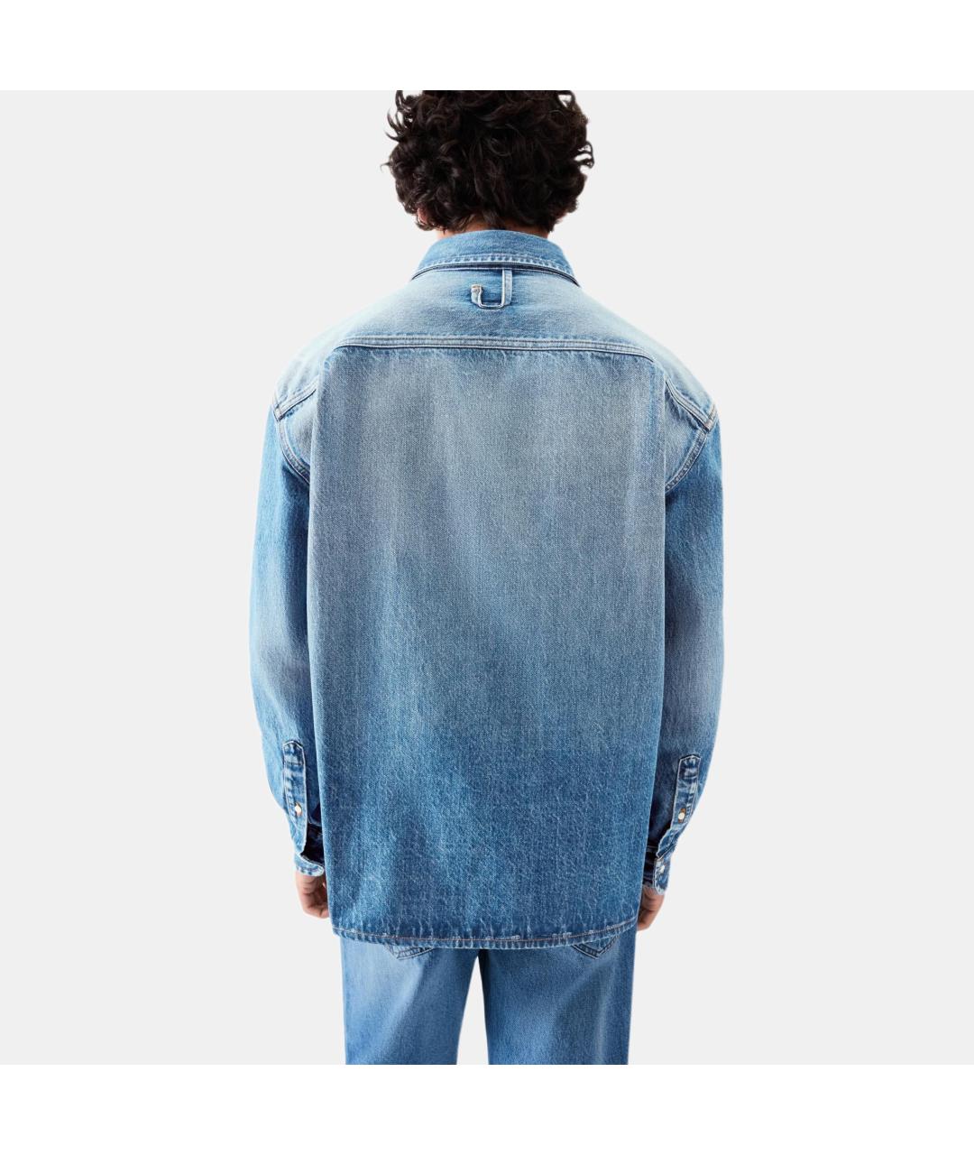 JACQUEMUS Синяя классическая рубашка, фото 3