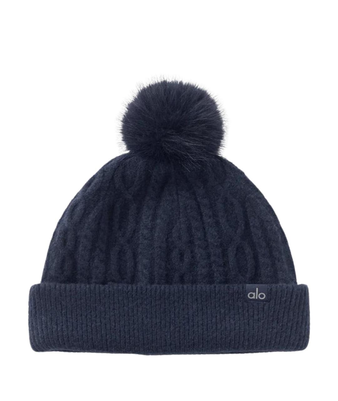 ALO YOGA Синяя шапка, фото 1