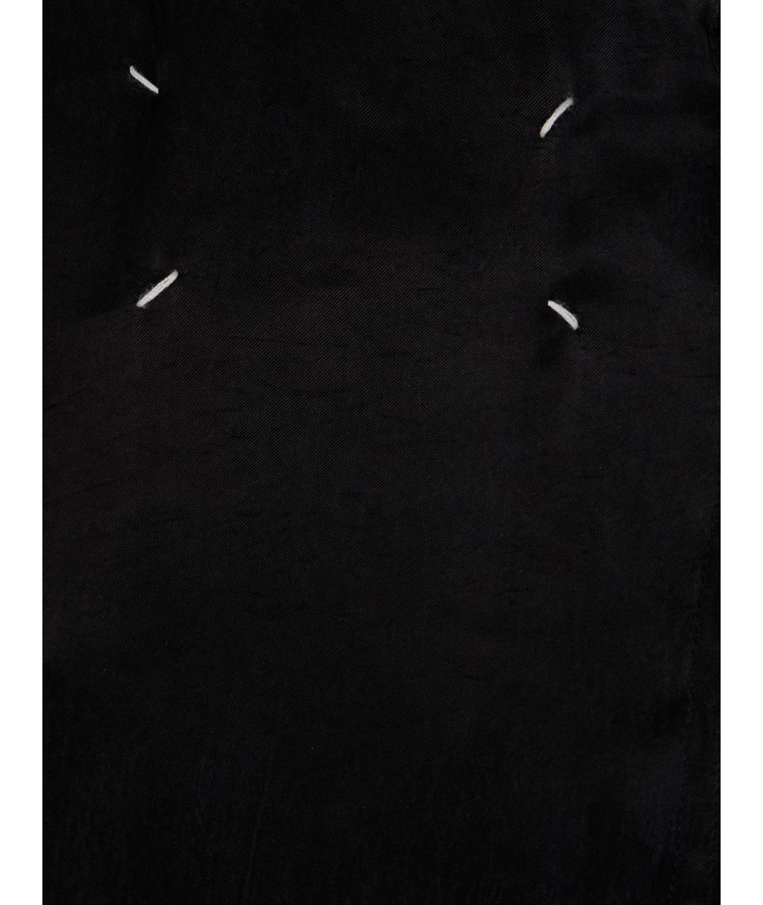 MAISON MARGIELA Черная вискозная юбка миди, фото 3