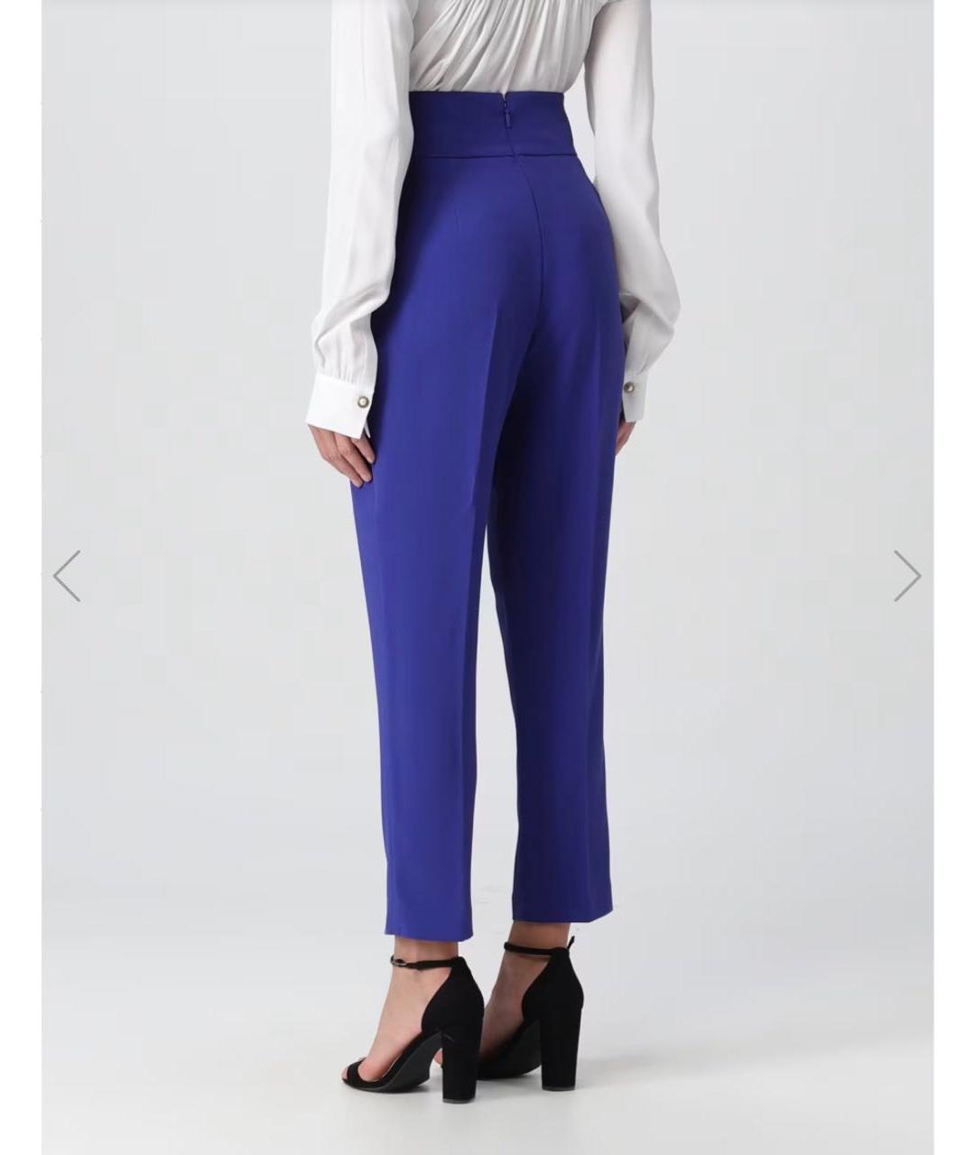 PINKO Мульти полиэстеровые прямые брюки, фото 6