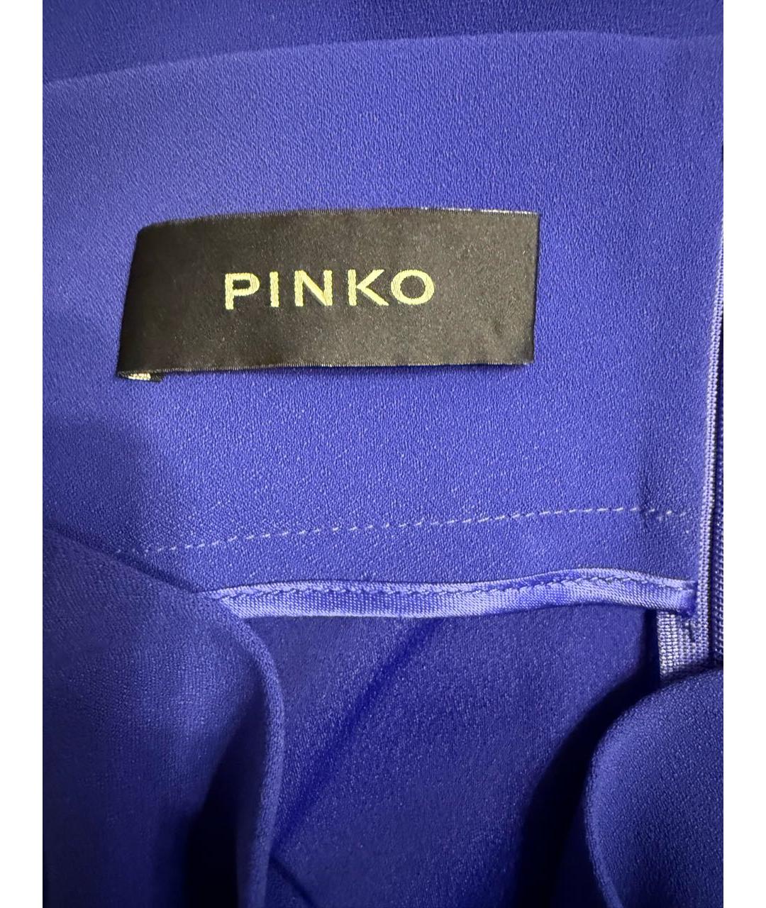 PINKO Мульти полиэстеровые прямые брюки, фото 3