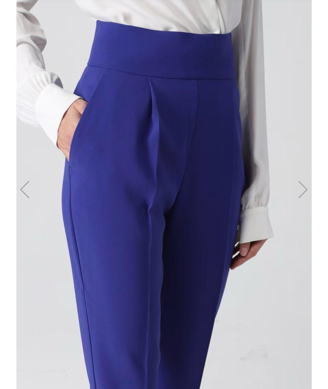 PINKO Мульти полиэстеровые прямые брюки, фото 5