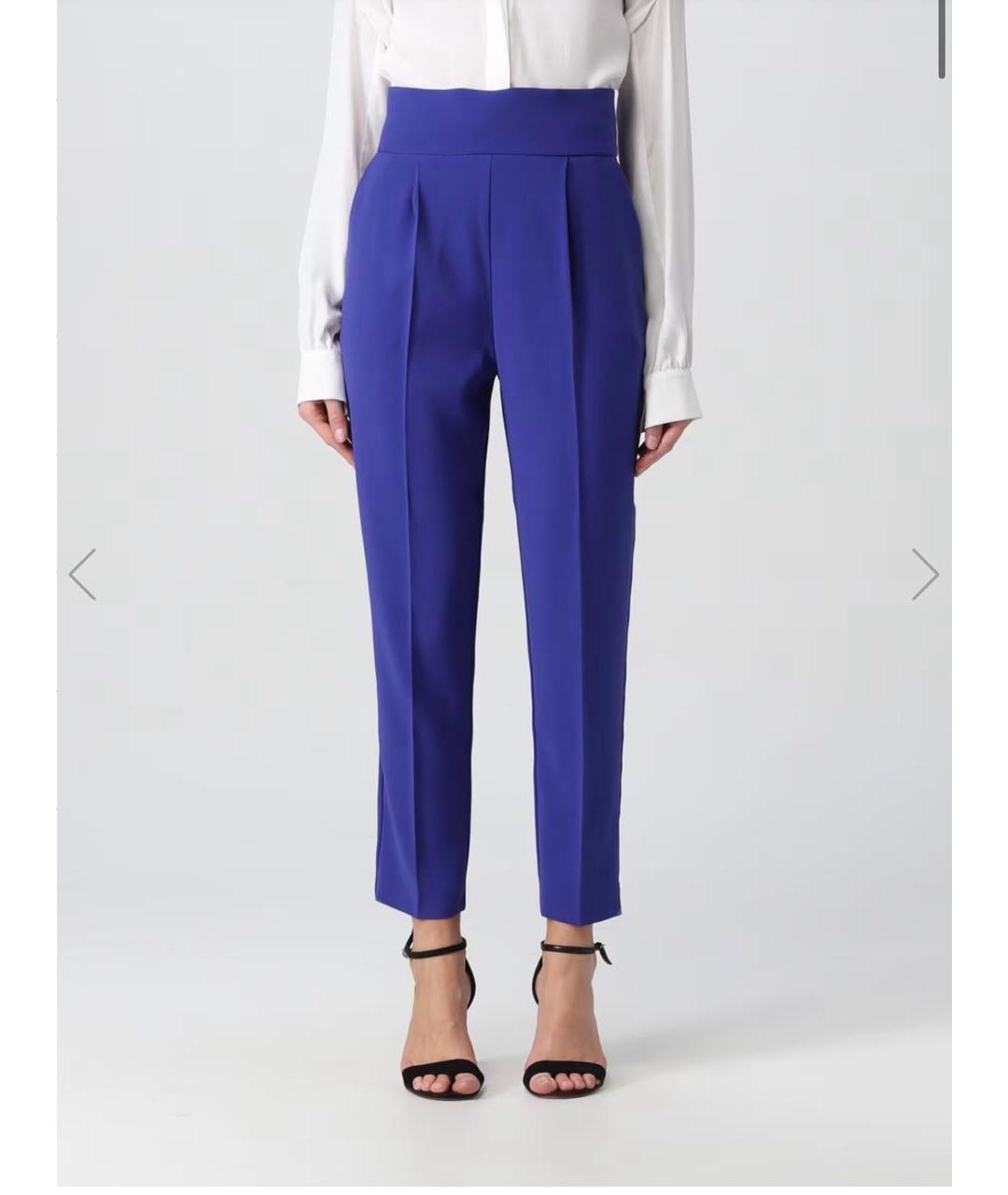 PINKO Мульти полиэстеровые прямые брюки, фото 7