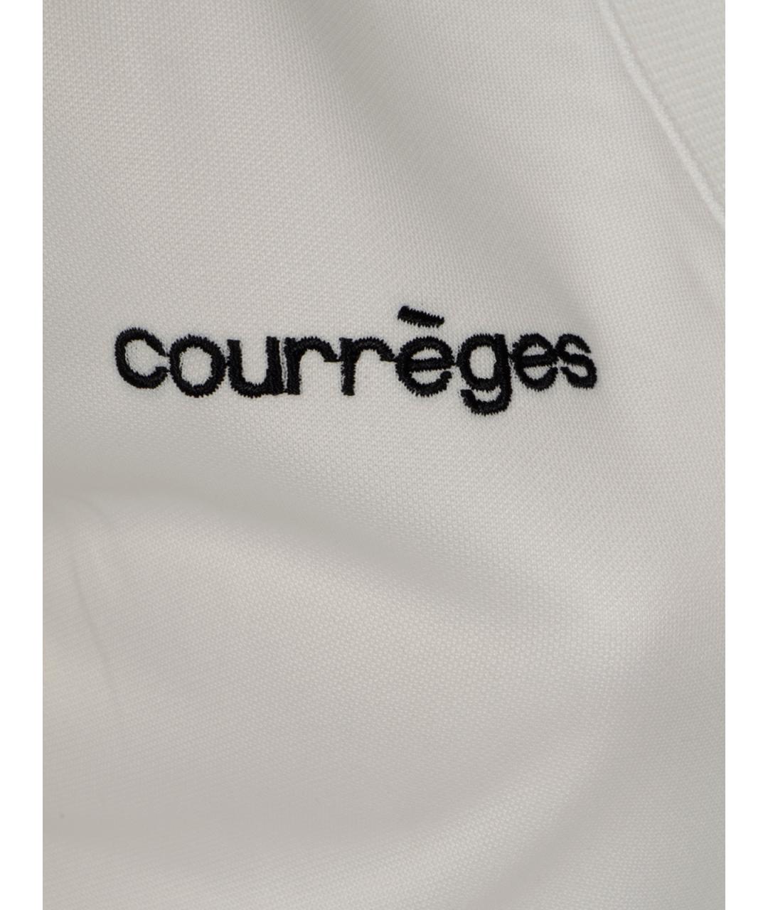 COURREGES Белая футболка, фото 3