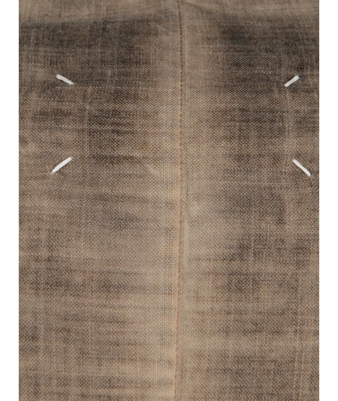 MAISON MARGIELA Коричневый вискозный пиджак, фото 3