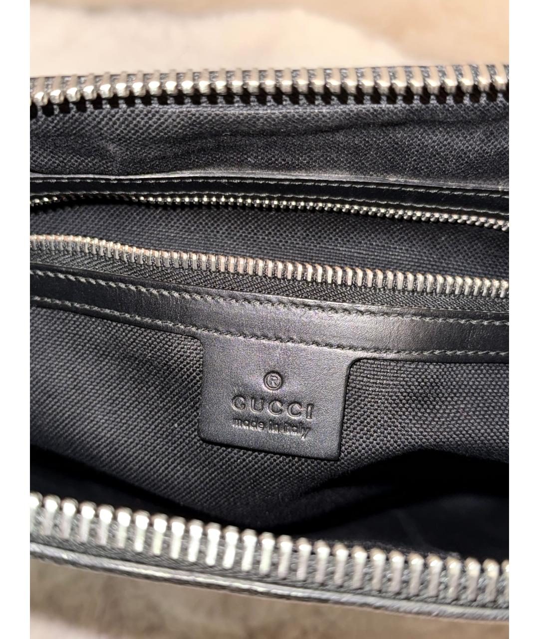 GUCCI Антрацитовая папка для документов, фото 7