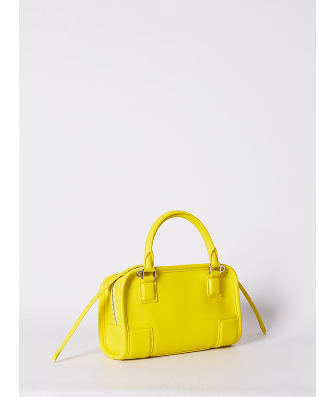 LOEWE Желтая кожаная сумка через плечо, фото 2