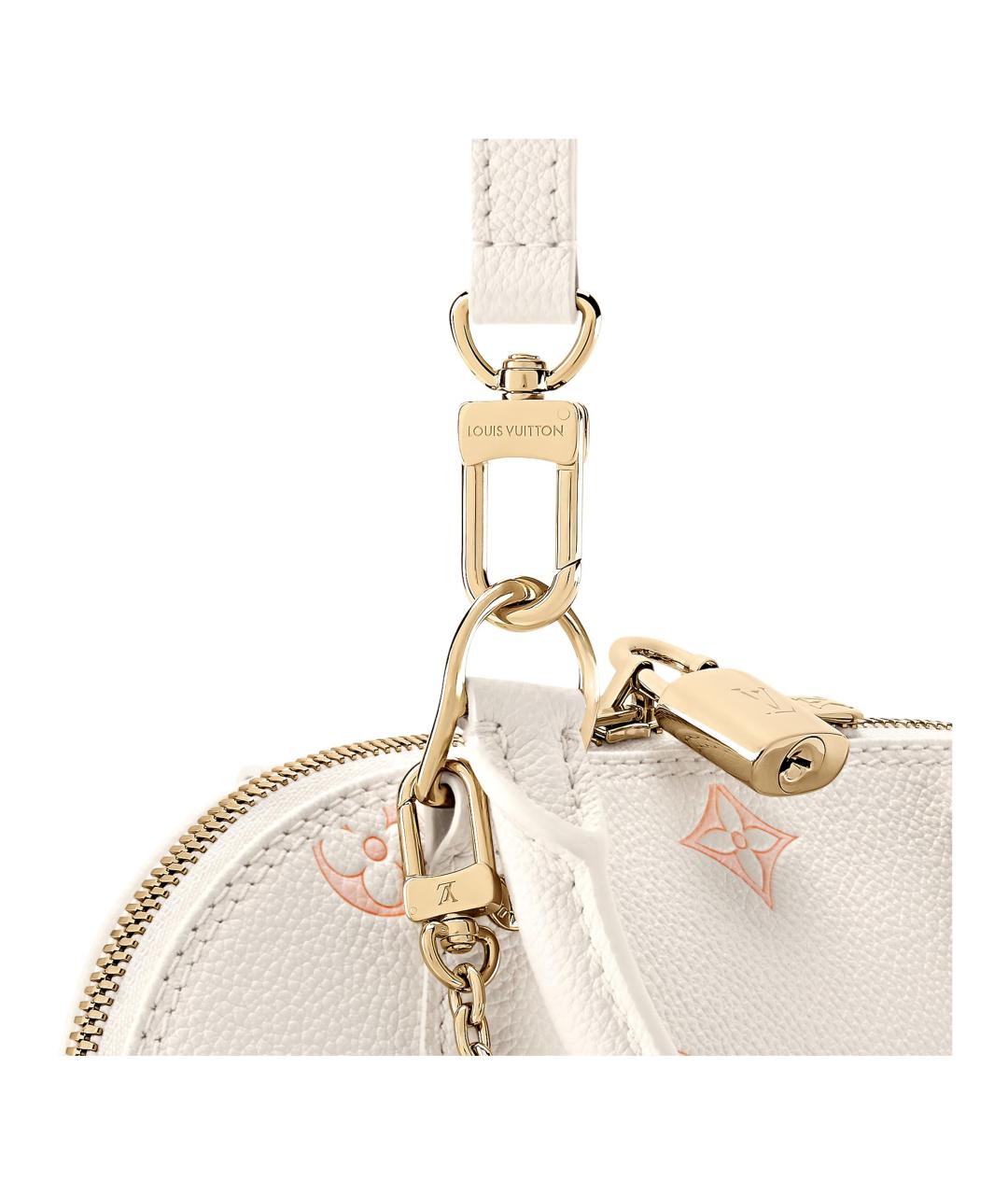 LOUIS VUITTON Белая сумка через плечо, фото 5