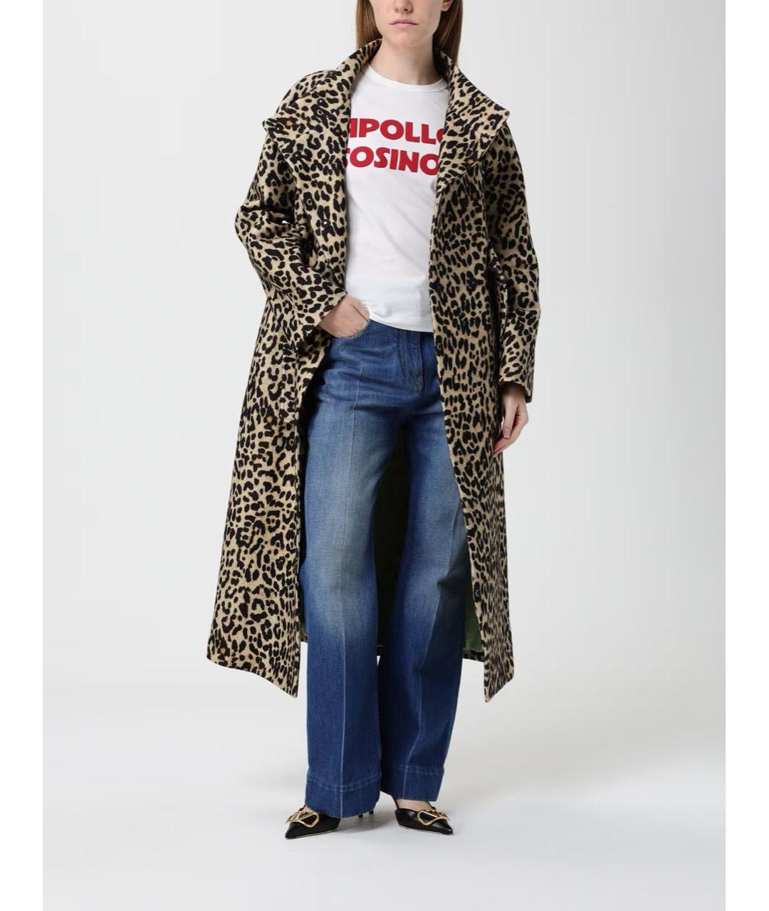 VALENTINO Синие хлопковые джинсы клеш, фото 6