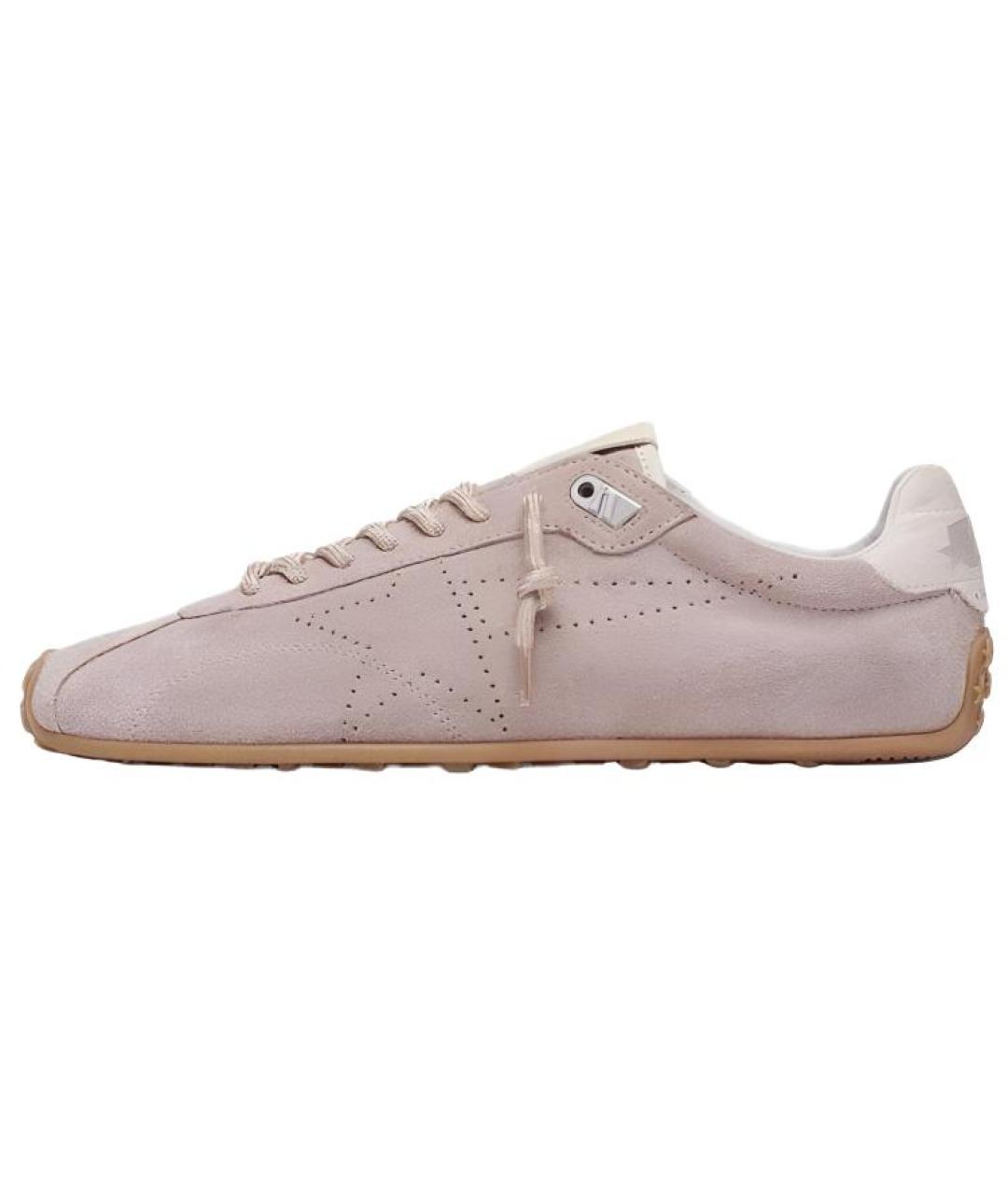 GOLDEN GOOSE DELUXE BRAND Розовые кожаные кроссовки, фото 2