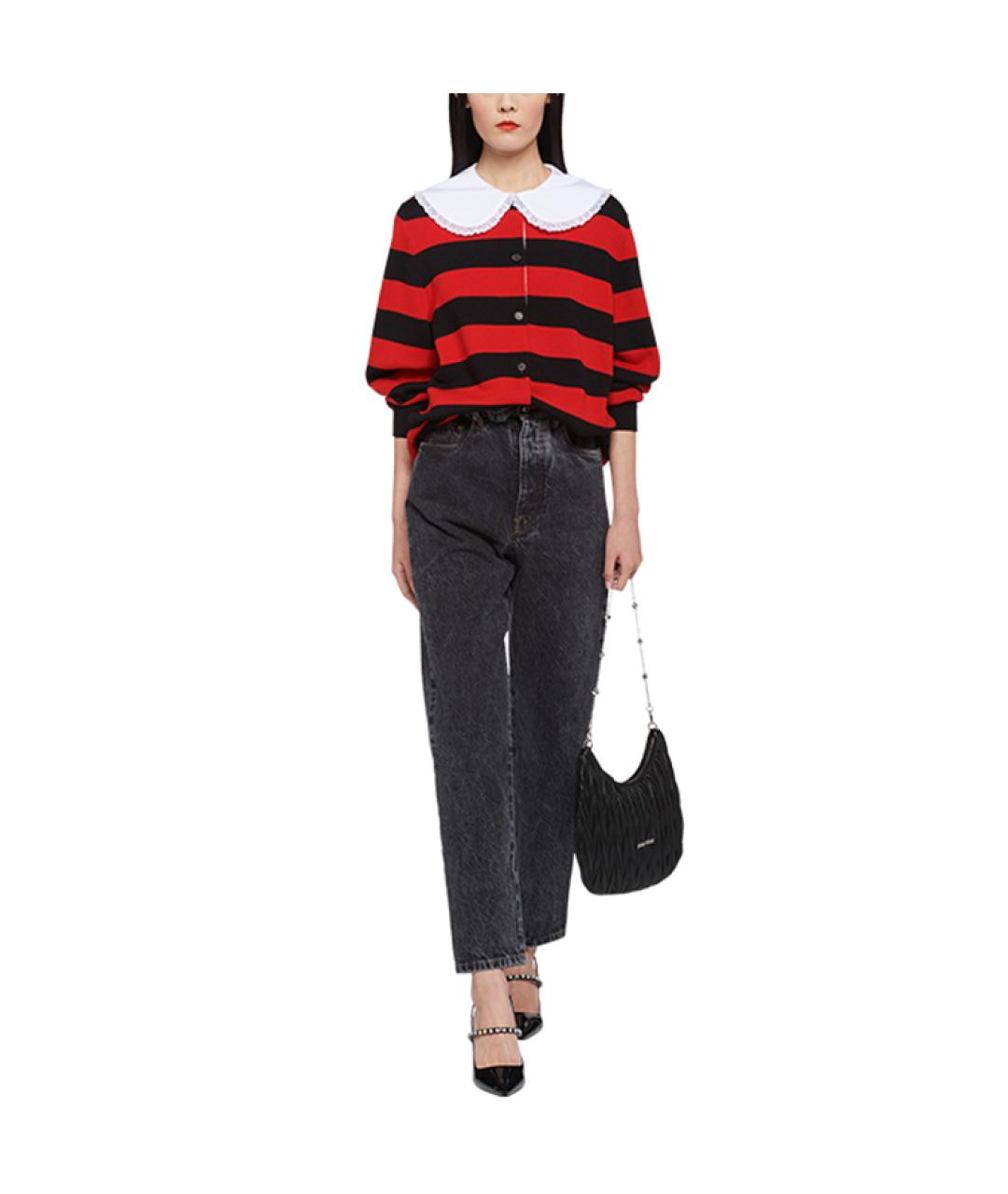 MIU MIU Красный джемпер / свитер, фото 4