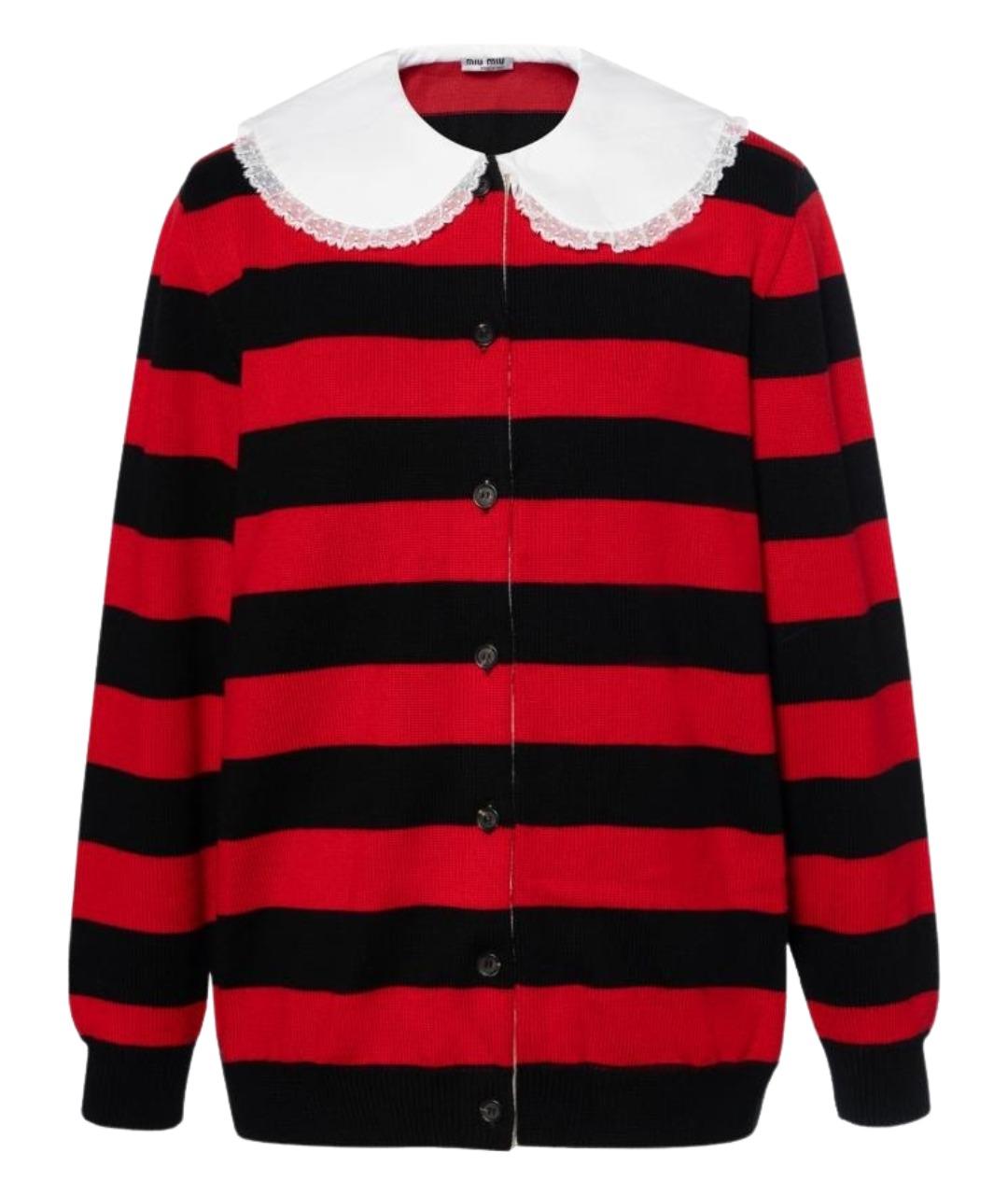 MIU MIU Красный джемпер / свитер, фото 1