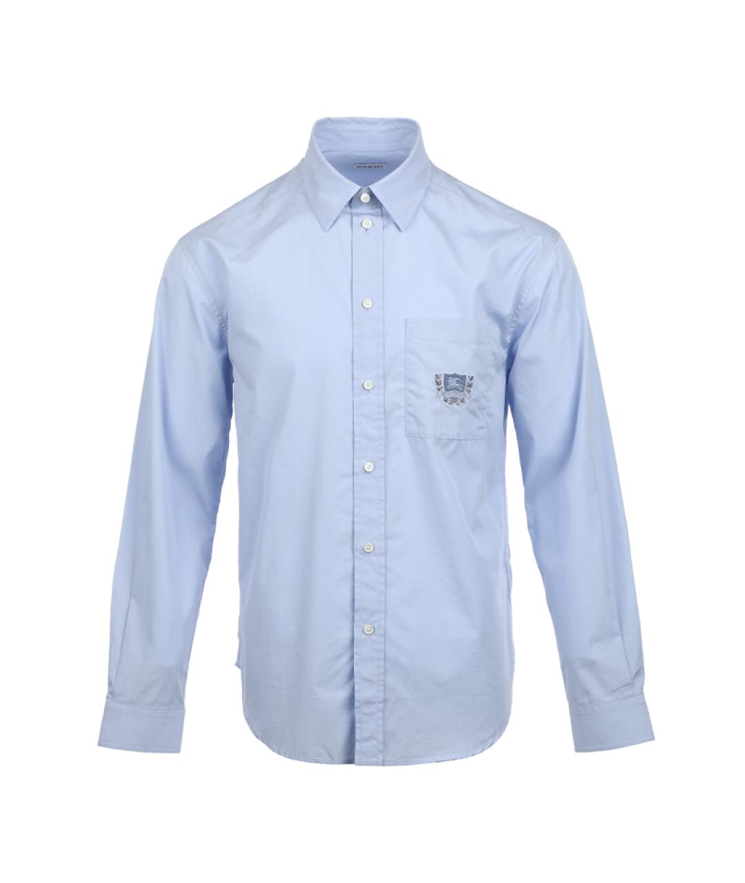 BURBERRY Голубая классическая рубашка, фото 1