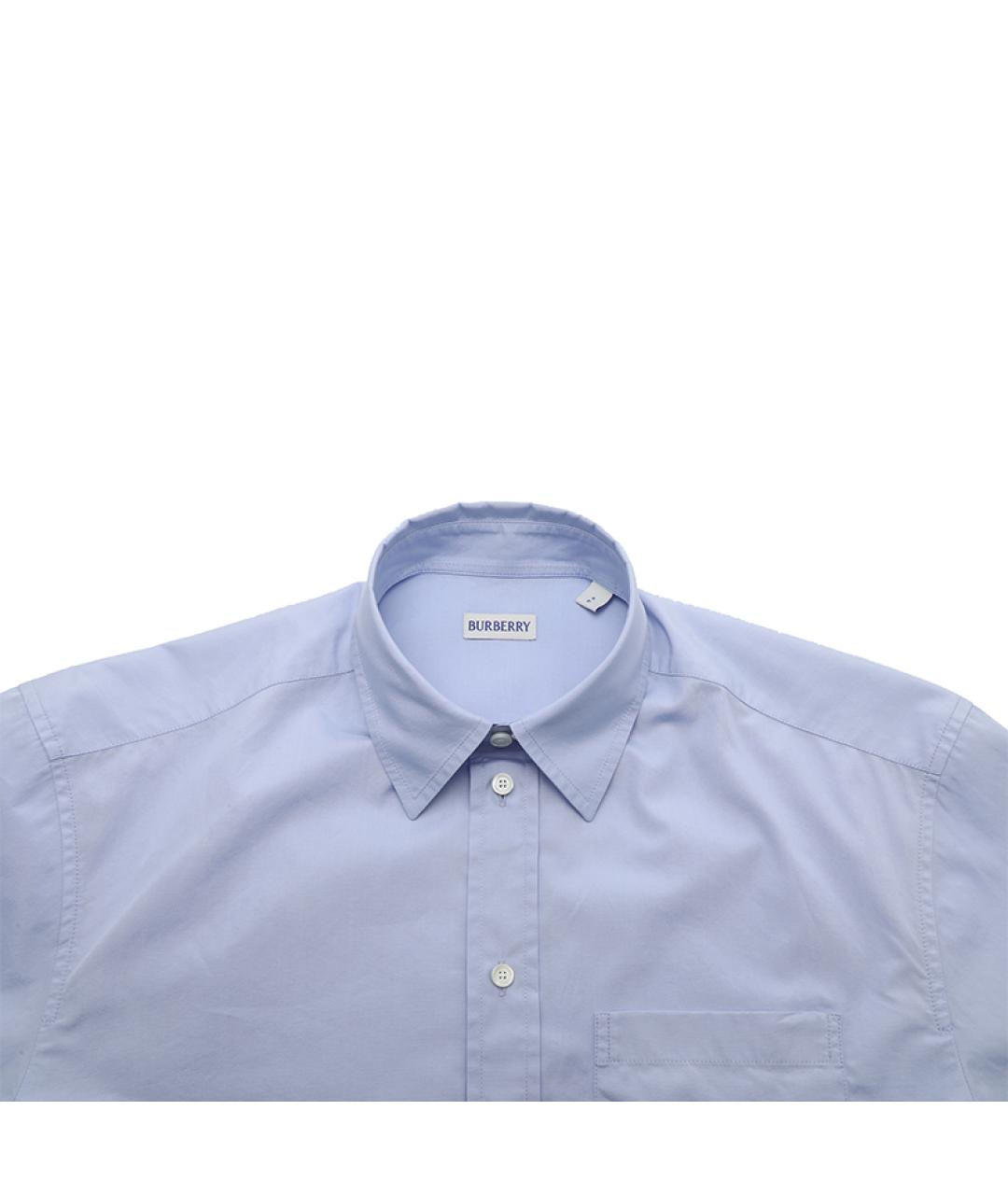 BURBERRY Голубая классическая рубашка, фото 4