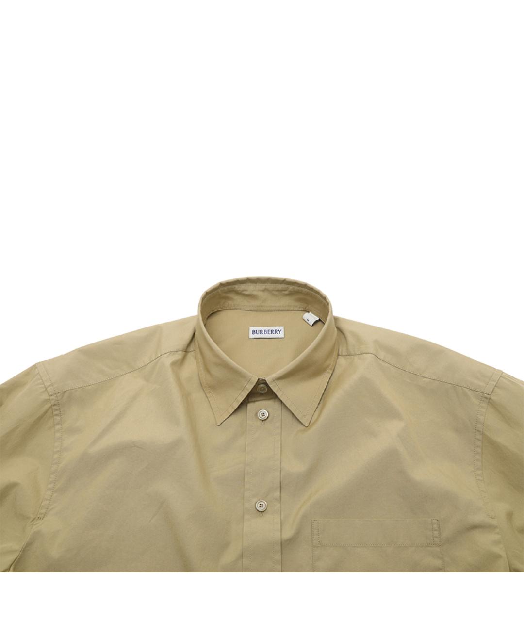 BURBERRY Хаки классическая рубашка, фото 4