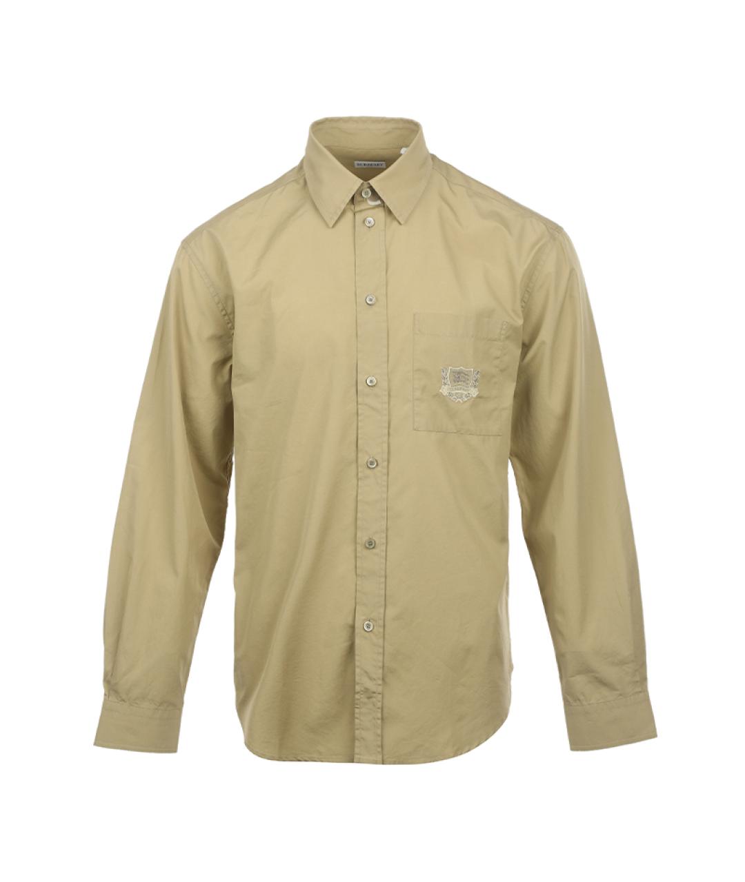 BURBERRY Хаки классическая рубашка, фото 1