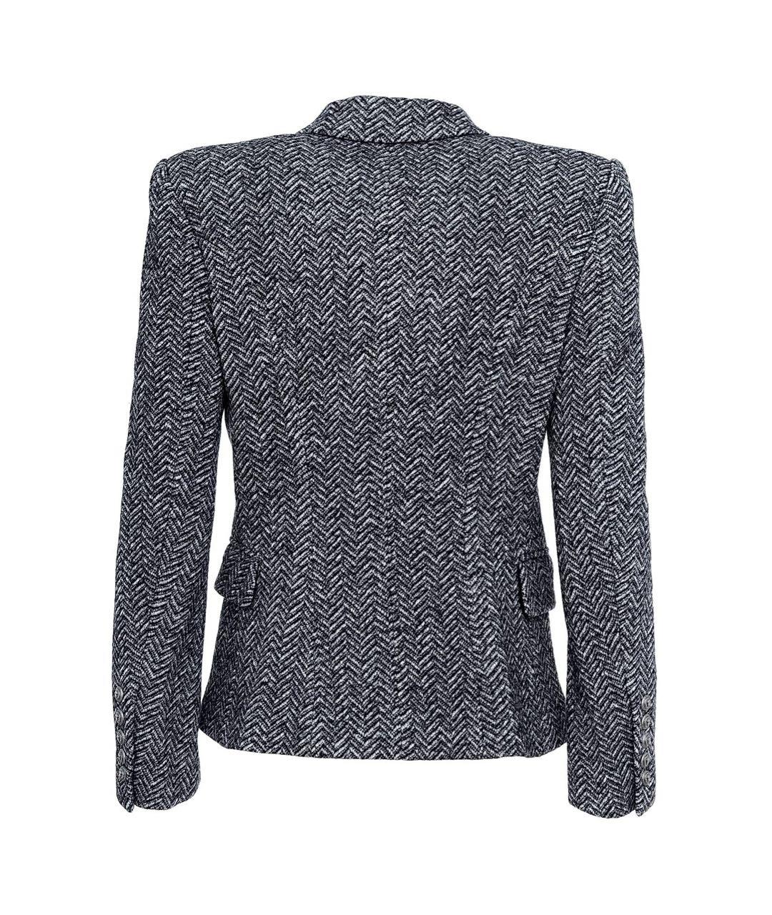 BALMAIN Серый шерстяной жакет/пиджак, фото 2