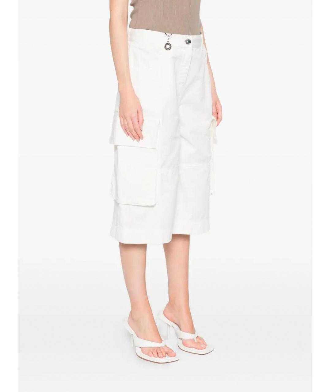 PINKO Белые хлопковые шорты, фото 3