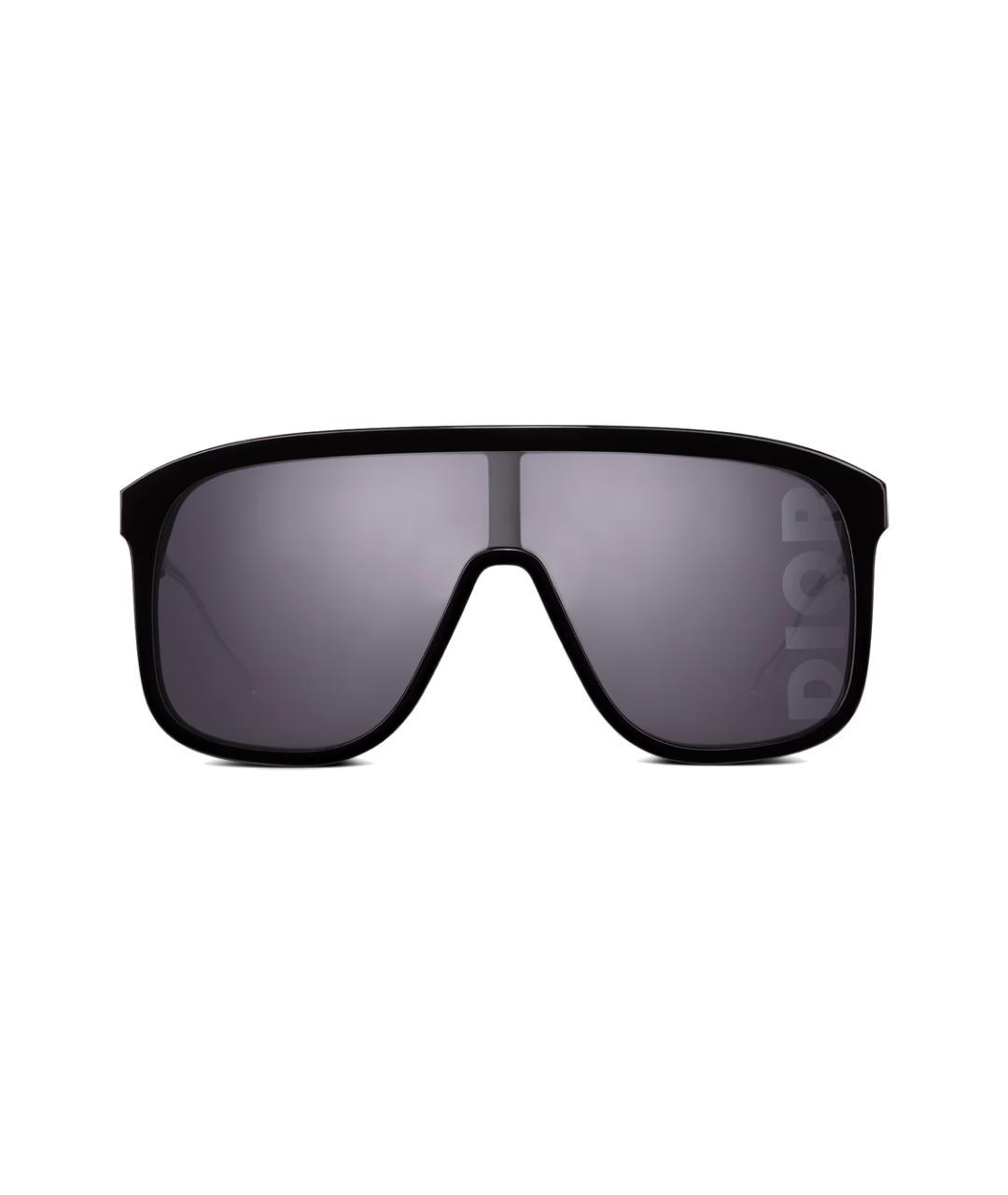 CHRISTIAN DIOR Черные пластиковые солнцезащитные очки, фото 2