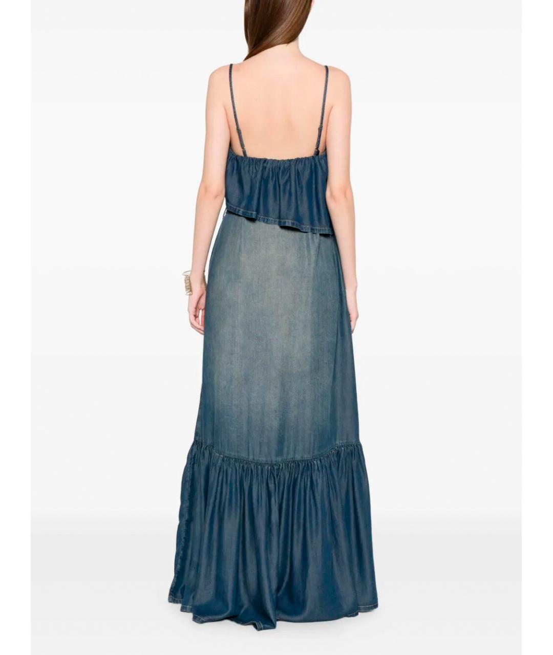 PINKO Синее повседневное платье, фото 4