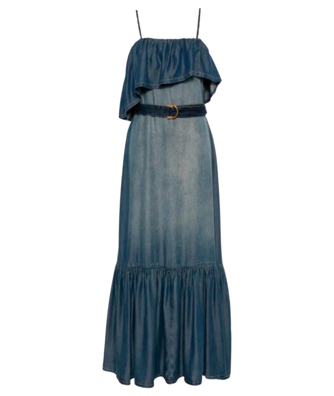 PINKO Синее повседневное платье, фото 1